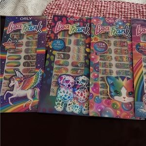 Lisa Frank nail wraps set